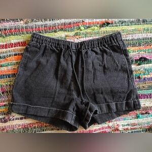 Forever 21 Black Jean Shorts